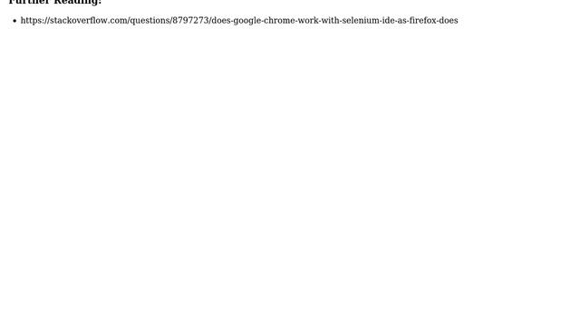 Why Selenium IDE is not officially supported in Google Chrome? (4 Solutions!!) смотреть онлайн