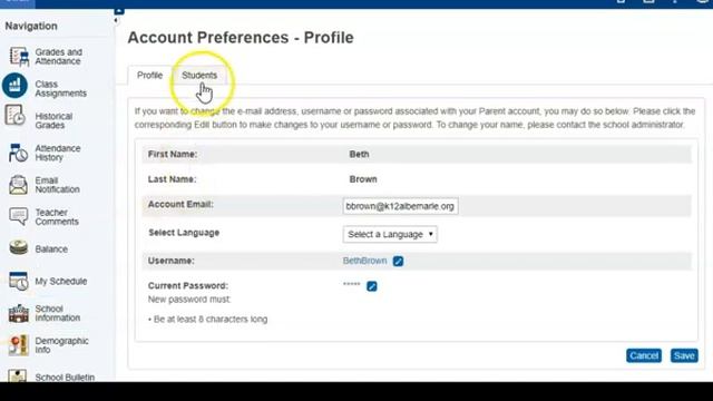 Agregar estudiantes a la cuenta del Portal de Padres en PowerSchool смотреть онлайн
