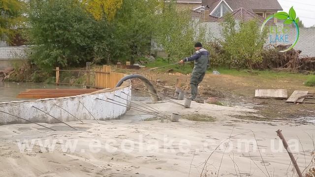 Очистка озера мини земснаряд EcoLake смотреть онлайн