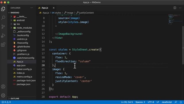 React Native: ImageBackground смотреть онлайн