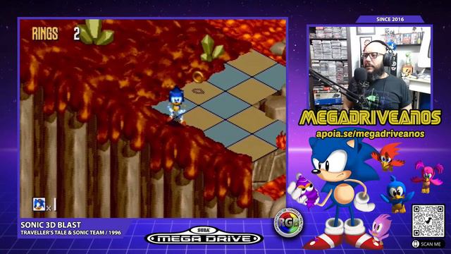 Sonic 3D Blast (Mega Drive) PARTE 2 - FINAL смотреть онлайн
