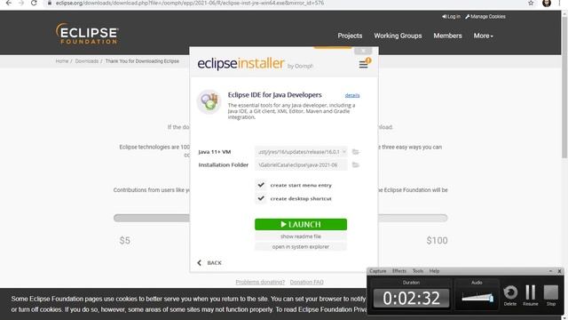 Instalar Eclipse Java смотреть онлайн