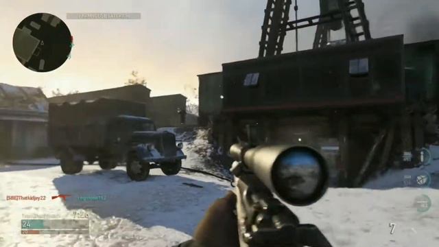 22-9 Sniping WWII game play Gustav Cannon смотреть онлайн