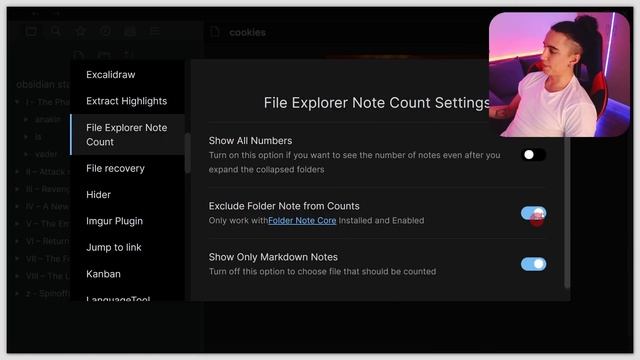 Obsidian - How To Show Number of Files per Folder - Plugin Tutorial смотреть онлайн