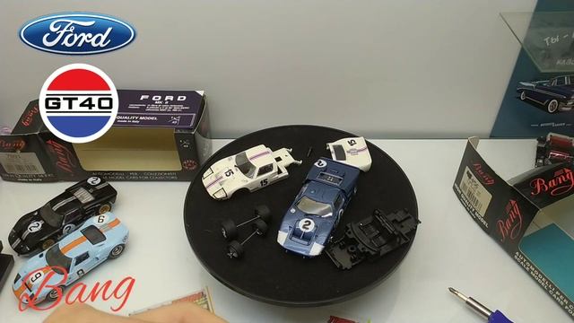 Разбираем Банги | Обзор моделей Ford GT40 и GT Mk2 1:43 от Bang | Made in Italy смотреть онлайн