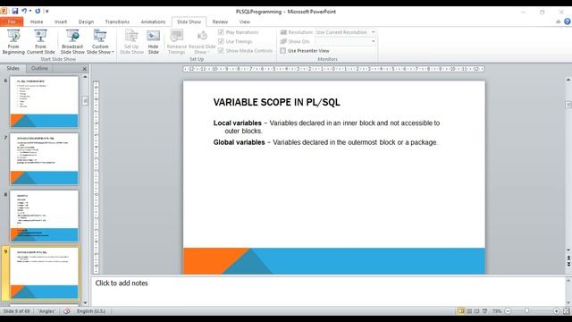 PL/SQL Program Units-II смотреть онлайн