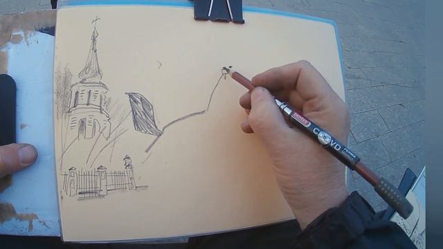 Городские зарисовки ПРО иркутского БАБРа Рисую и рассказываю Drawing And Teaching UrbanSketch Penci