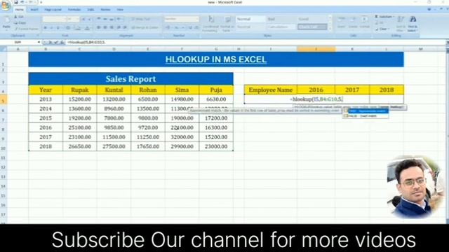 How To Use HLOOKUP Formula in Microsoft Excel | HLOOKUP in Excel @PersonalStudys смотреть онлайн