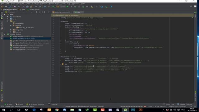 How to fix "The following classes could not be instantiated" in Android Studio смотреть онлайн