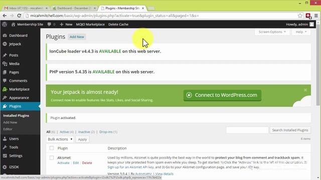 How to Install & Configure Memberium for Infusionsoft/WordPress Membership Sites смотреть онлайн