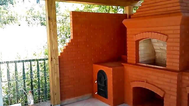 Мангал в комплексе из кирпича! смотреть онлайн