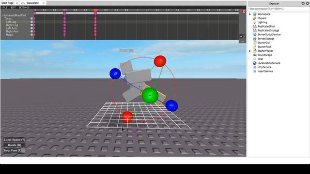 Makeing A Ninja Run Animation On Roblox смотреть онлайн