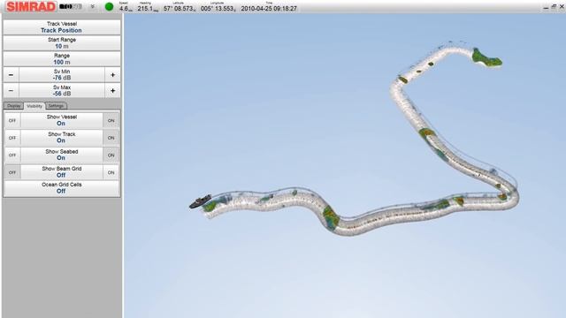 Simrad TD50 Multibeam 3D Visualization software смотреть онлайн