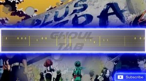 My Hero Academia - Opening 3 Sora ni Utaeba (Guitar Tab 譜 Tutorial)