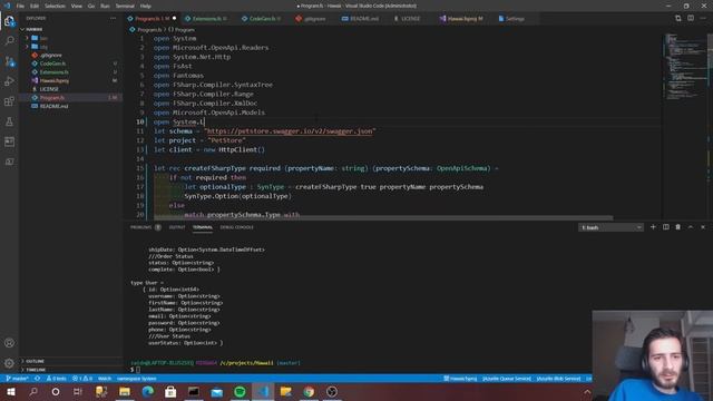 Hawaii: F# code generation from OpenAPI documents - Part 2 смотреть онлайн