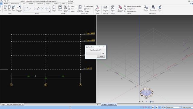 FAQ 032 - AVEVA Bocad - Import IFC file in AVEVA E3D Structural Design [with captions] смотреть онлайн
