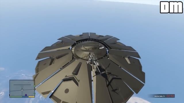 GTA V - UFO #2 100% Completion Easter Egg - Walking on the Spaceship смотреть онлайн