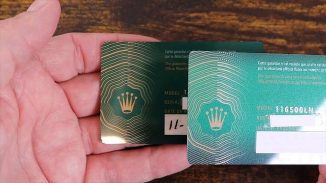 Garantiekarte für Rolex ♛ mit NFC Chip und Serien-Nummer! смотреть онлайн