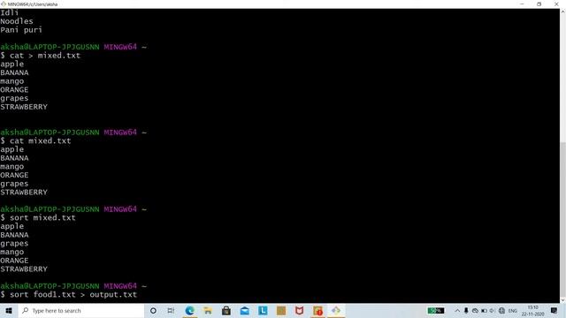Git Bash Sort Command in Detail смотреть онлайн