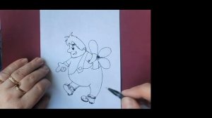 Как нарисовать Карлсона, легко и просто