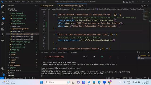 Customized Allure report смотреть онлайн