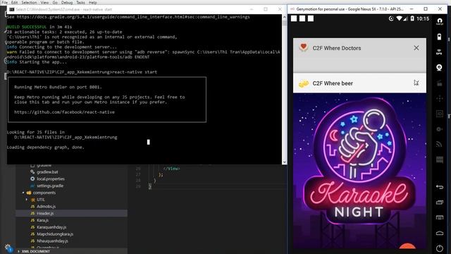 React-Native : Error Upgrade 0.60 - The system cannot find the file specified смотреть онлайн