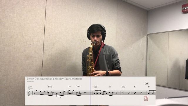 Tenor Conclave - Hank Mobley Solo Transcription смотреть онлайн