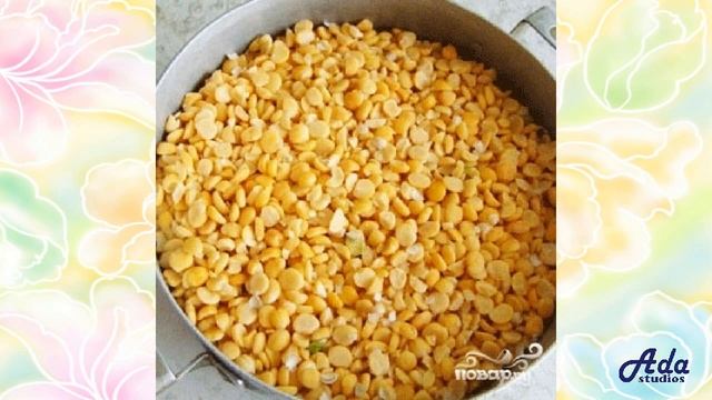 Гороховая каша в горшочке Рецепт, пошаговый, как приготовить, видеорецепт смотреть онлайн