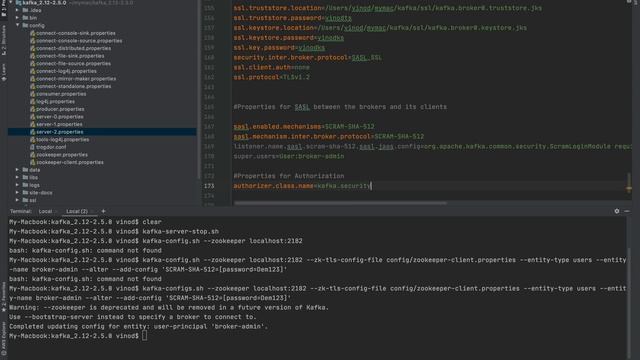Kafka SASL Authentication & Authorization | SASL/SCRAM | Kafka ACLs | Apache Kafka Series - Part 05