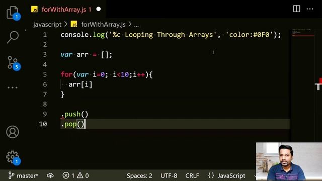 CRUD Operations on Arrays using For Loops [CRUD stands for create, read, update and delete] смотреть онлайн