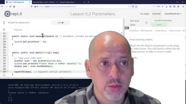 APCSA 5.2 Parameters смотреть онлайн