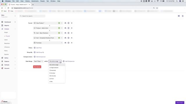 Using The Tool: Funnels
