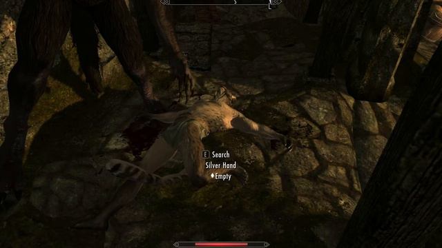 Skyrim - Corpse vibrating glitch (tail) смотреть онлайн