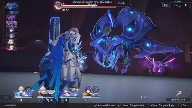 Honkai Star Rail Starcrusher Swarm King Boss Fight! смотреть онлайн