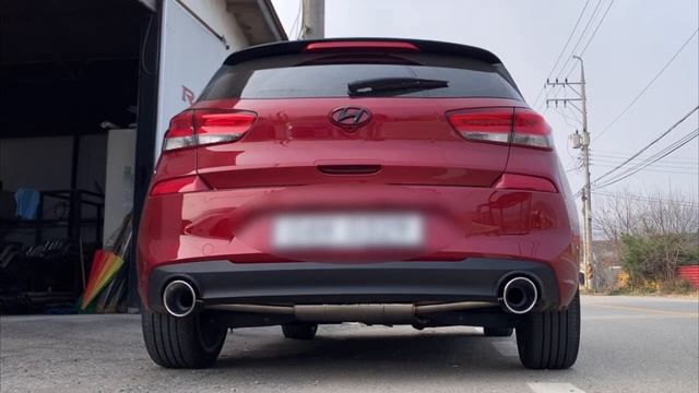 #i30 PD 1.6T 커스텀 배기(#케메곽) 팝콘 배기음 & 짧은 주행 Hyundai I30 Pop & Bang #exhaust Sound