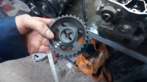 Kia carnival. Метки ремней ГРМ синхронизации распредвалов