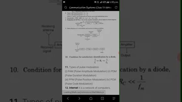 Communication System | NCERT class 12th | Chapter 15 | Topic 2 Modulation | Notes... смотреть онлайн