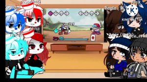 My ocs reacts to FNF VS Indie Cross (Cuphead Week/Part 1) (Warning: Movements, some mistakes, flash