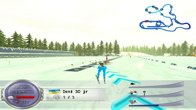 Biathlon 2006: Go For Gold | Кар'єра біатлоніста | #7 | Oberhof: Sprint | Виснажливі гори смотреть онлайн