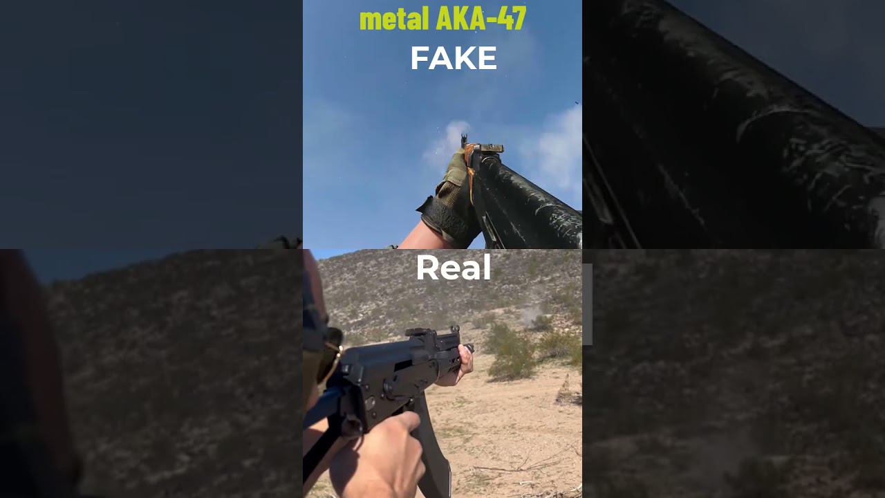 Metal AK-47 Sound Effect REAL VS FAKE смотреть онлайн