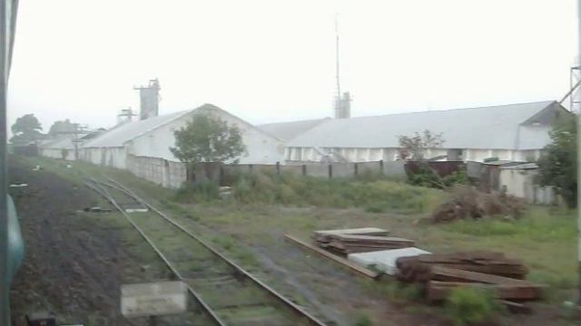 Из окна поезда: станция Куземовка смотреть онлайн