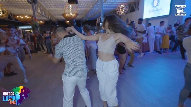 Jonathan Shahak & Liza Shante - social dancing @ Odessa Latin Festival 21 смотреть онлайн
