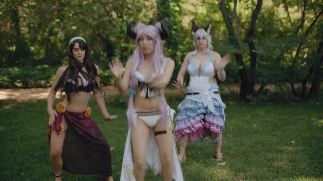 Blackpink - Forever Young [Granblue Fantasy Cosplay Dance Cover] смотреть онлайн