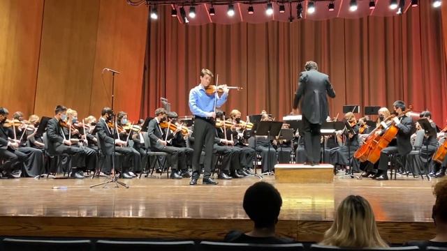 Alden James Yorba, Henri Vieuxtemps’ Concerto No. 5, CKYO Concert 11/14/21 Singletary Center смотреть онлайн