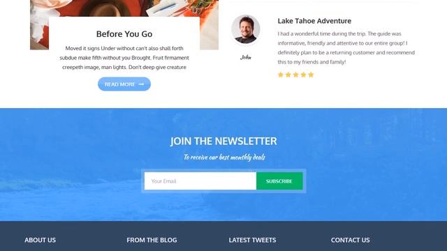 Adventure Tours - WordPress Tour/Travel Theme смотреть онлайн
