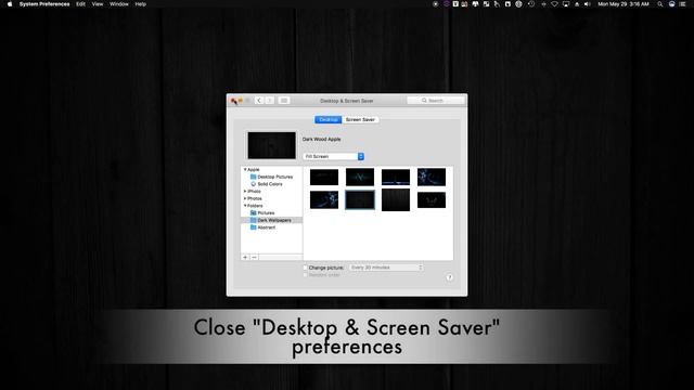 How To Keep Desktop Background Changes After Reboot - MacOS Sierra