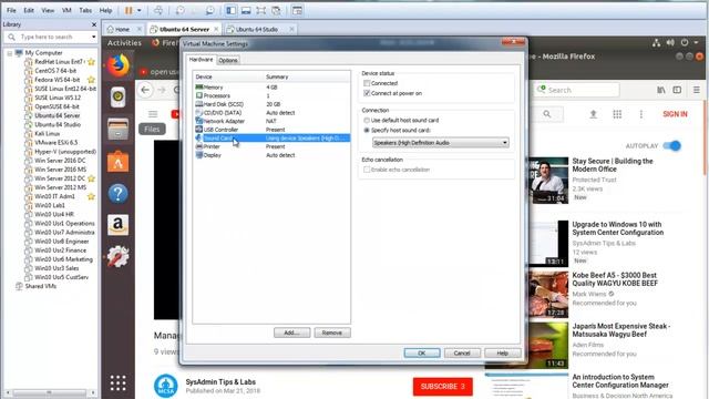 No Sound in VMware Workstation Linux смотреть онлайн