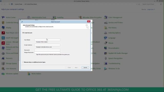 How to create a new Outlook 2013 profile смотреть онлайн
