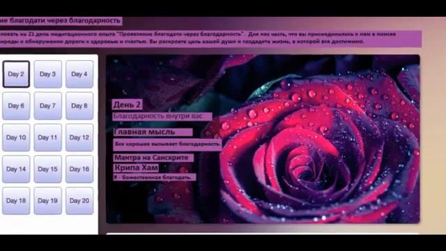 2 день Медитация «Благодарность внутри вас» Опра Уинфри и Дипак Чопра смотреть онлайн