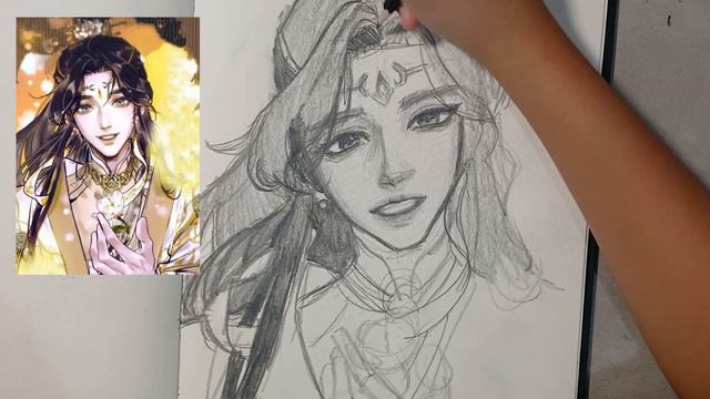 Drawing ✨️Xie Lian✨️ [heaven official's blessing] (again) смотреть онлайн